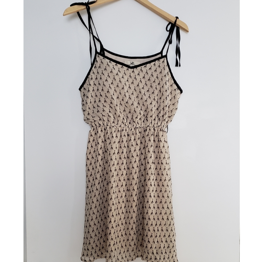 Giraffe print dress